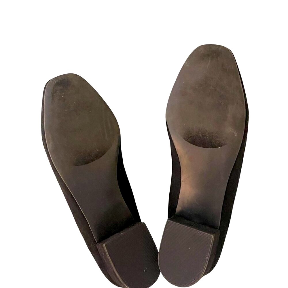 Betsy Johnson women’s boots size 6 ankle  black suede/ rhinestone trim - Picture 7 of 9